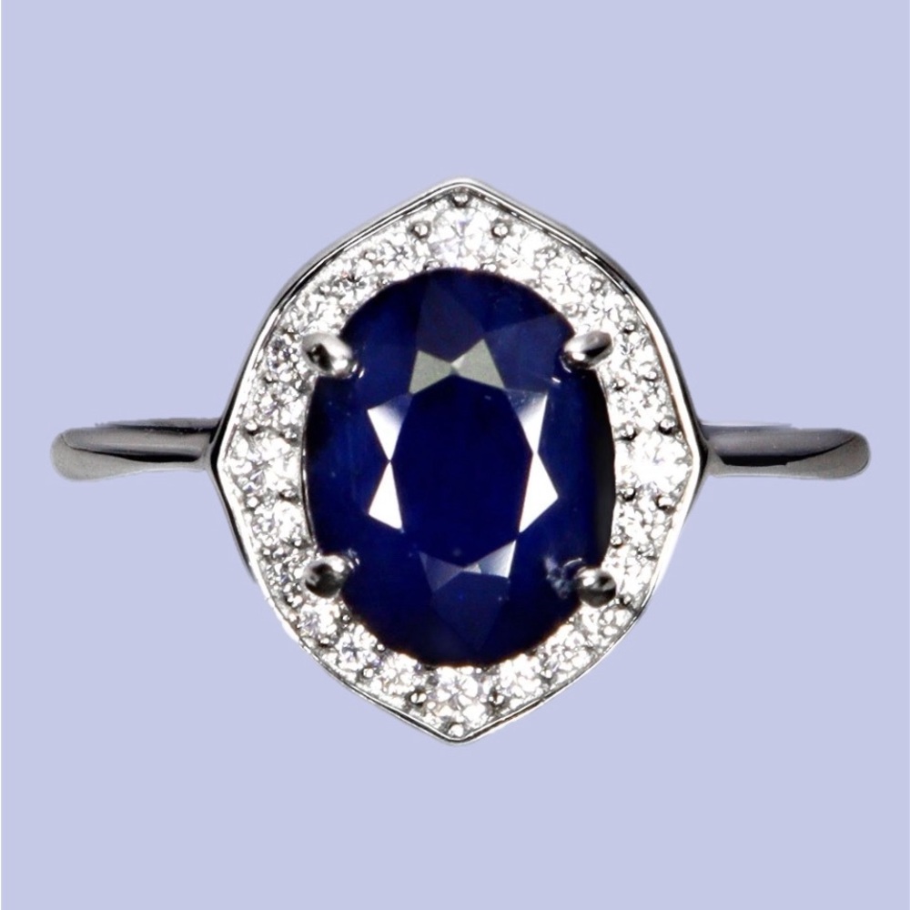 Genuine,  Rich Deep Blue,  Sapphire Ring ⭐️See The Video⭐️